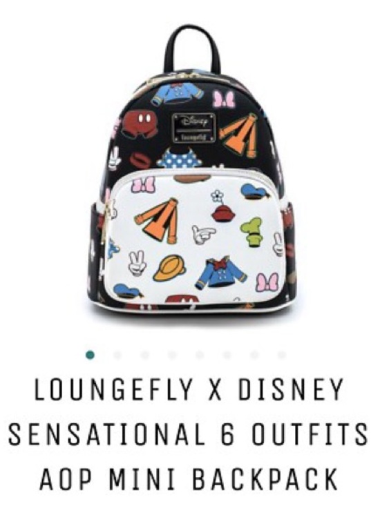 disney the sensational six mini backpack Loungefly x Christmas Character Print Loungefly Disney Baby Sensational Six